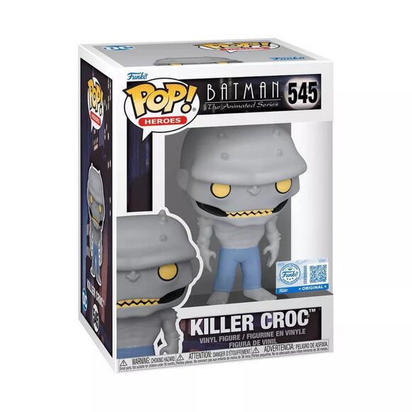 Funko Pop Heroes Series Killer Croc Batman The Animated Series Vinyl Figure #545 - Picture 3 of 4
